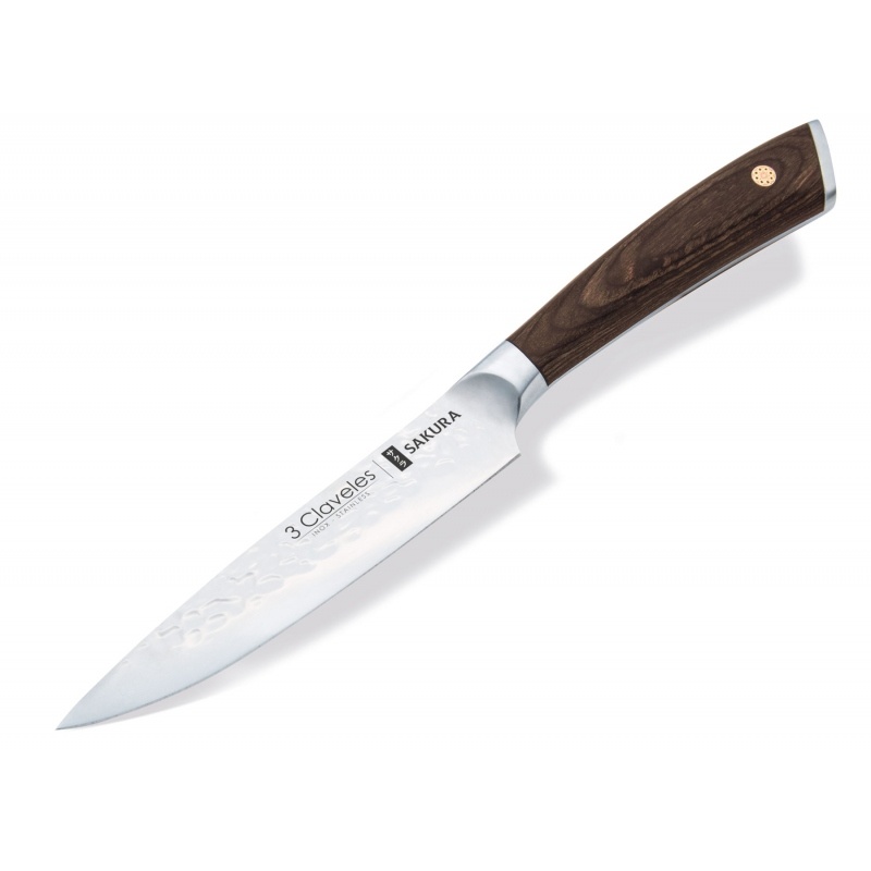 Universal knife 12.5 cm SAKURA 3claveles 1016, Spain