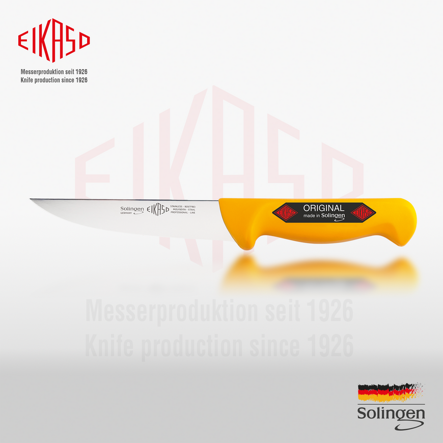 Knife for meat processing straight, hard 13 cm Eikaso Solingen 1131330-312