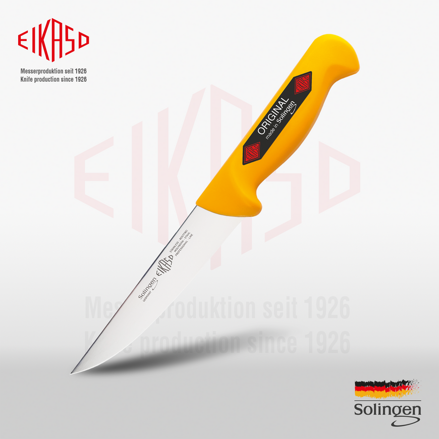 Knife for meat processing straight, hard 13 cm Eikaso Solingen 1131330-312