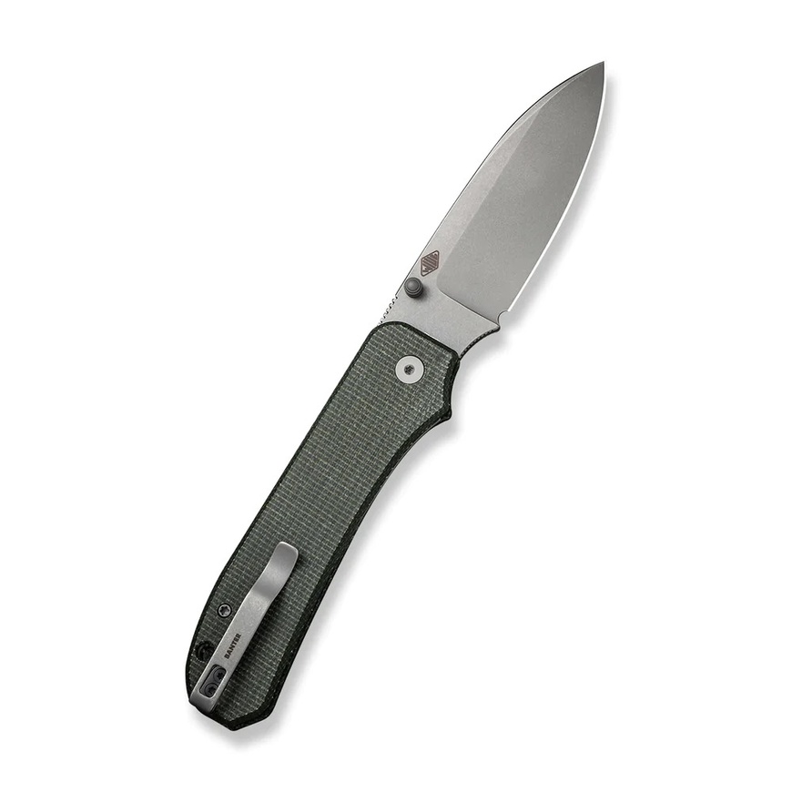 Weknife Big Banter Drop point Liner Lock CPM 20CV Micarta WE21045-2
