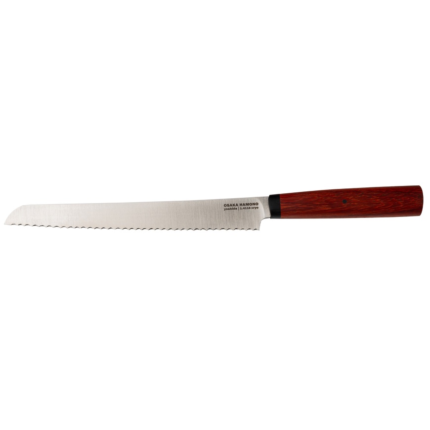 Bread knife blade 190 mm Yoshida 1.4116, OH1008, OSAKA HAMONO™, Ukraine