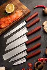 Set of 6 Kitchen Knives, Yoshida OSAKA HAMONO ™, OH0100, Ukraine