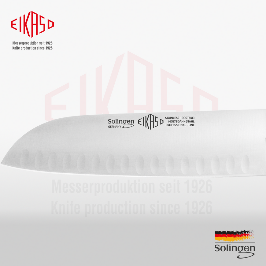 Santoku knife Kullen Gastro 6401831-641, 1.4116 Krupp 180 mm, Germany