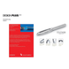 Stainless Professional Fish Scaler, 00625 3claveles, Spain