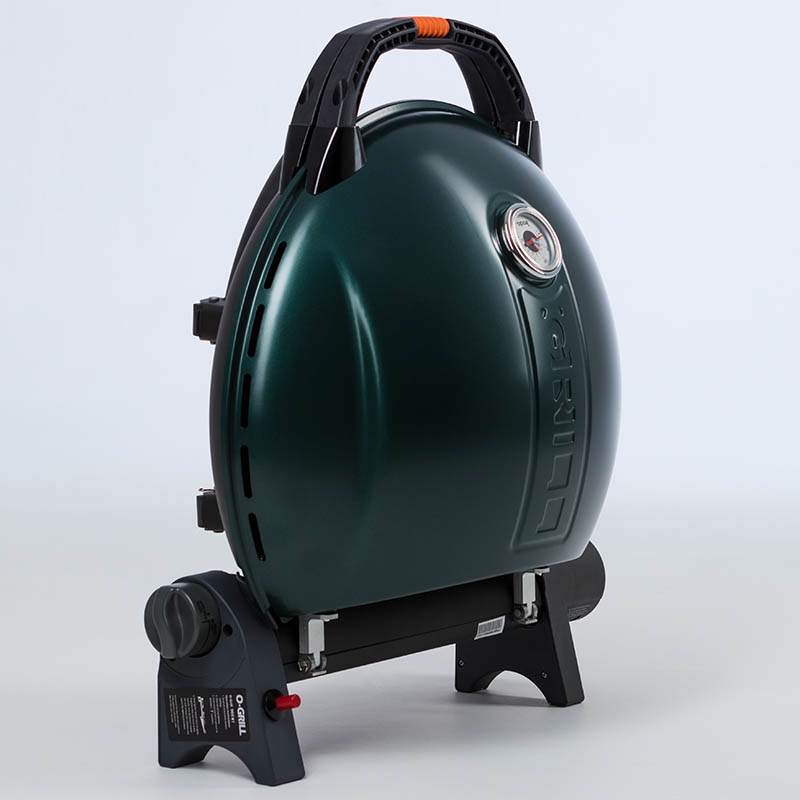 Portable gas grill O-GRILL 800T, green + A-Type adapter